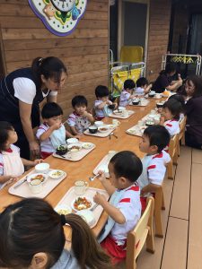 テラスでのランチ♡