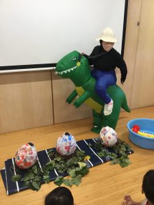 秋祭り会を行いました🦕